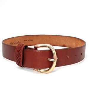 All Week Long Brown Leather Belt